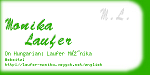 monika laufer business card